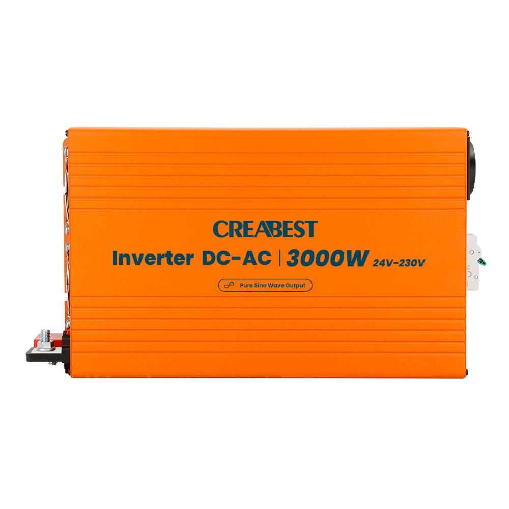 Inverter Di Potenza 24V 220V 2000W A Onda Sinusoidale Pura Con Telecomando, Doppia Presa AC E USB Per Camper, Auto E Barche - 4