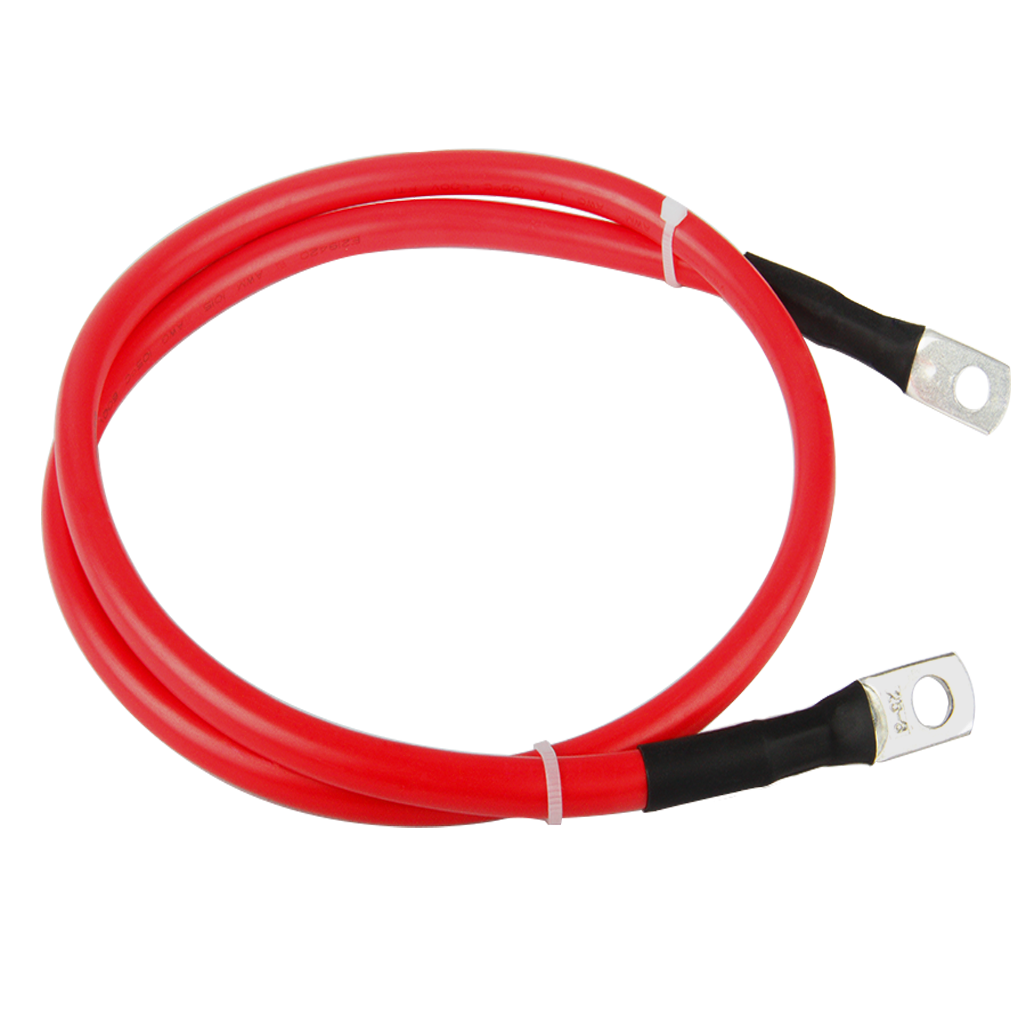 CAVO INVERTER BATTERIA rame 8 AWG gauge 3/8 pollici universale 1ft nero CAVO INVERTER BATTERIA rame 8 AWG gauge 3/8 pollici universale 1ft nero