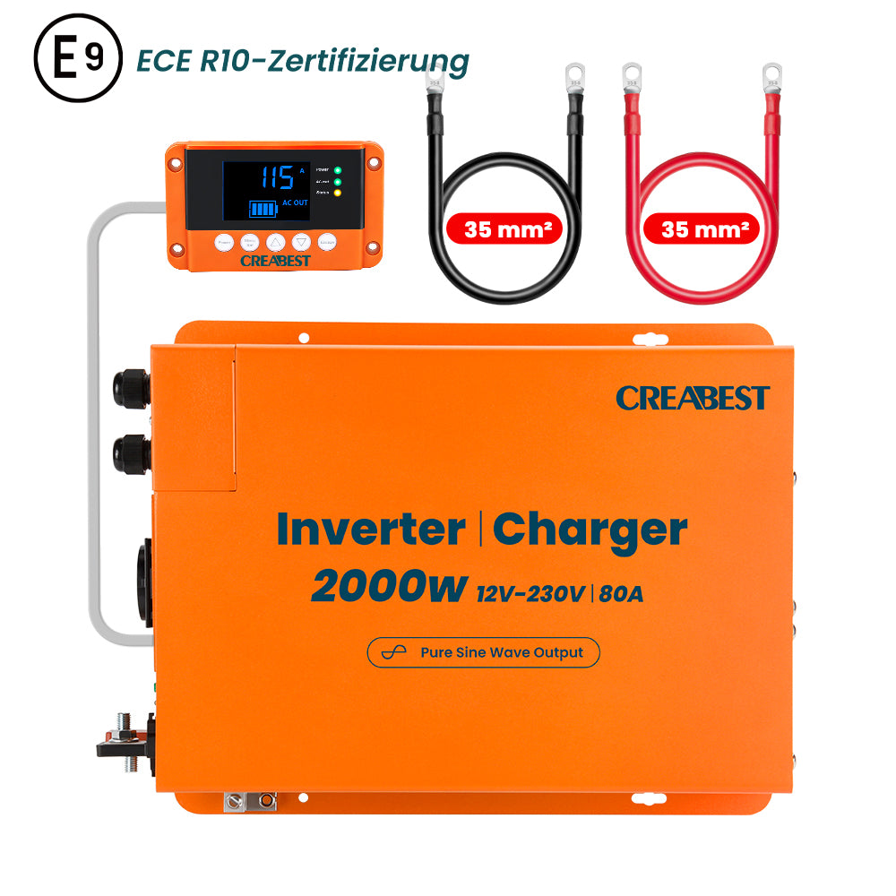 2000W Inverter con Caricabatterie 