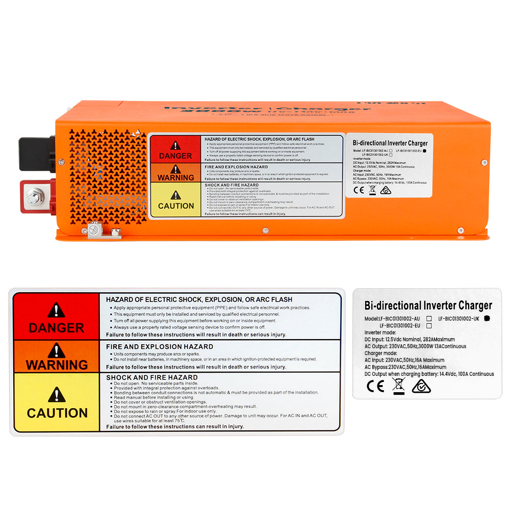 Off Grid Inverter A Onda Sinusoidale Pura Da 3000 W 12 V 24 V 230v Power Inverter With Charger 12v 24v 10a Fast Battery Charger - Foto 2