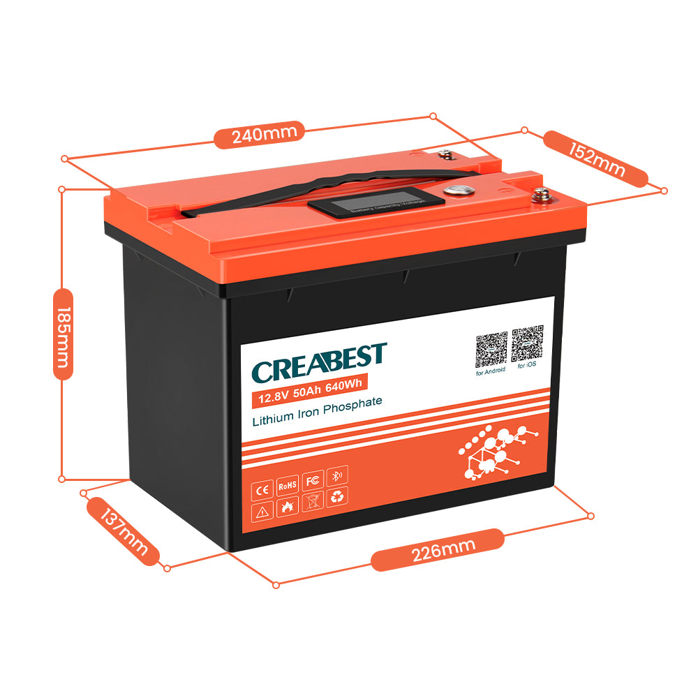 Batteria LiFePO4 12V 50Ah - Ricaricabile Per Camper, Barca, Impianti Solari - Foto 7