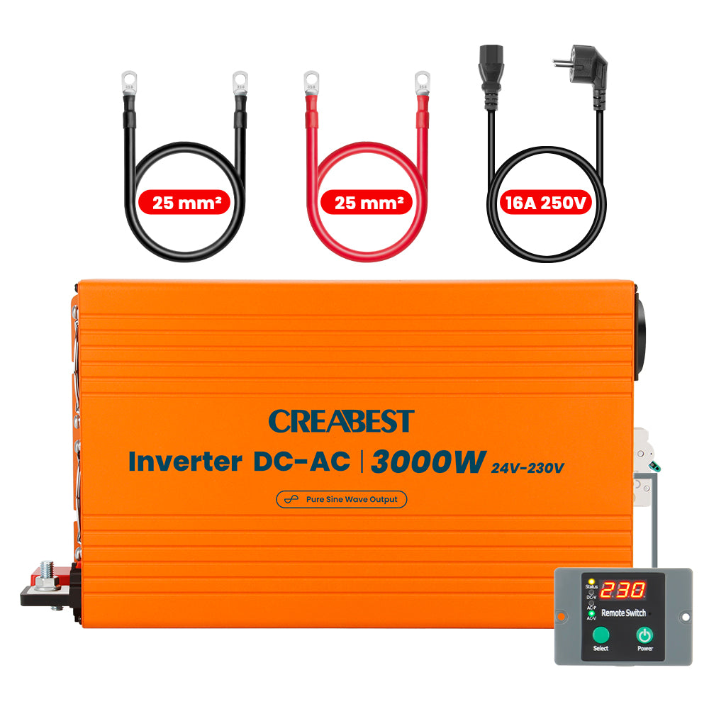 3000W Inverter 24V 220V Onda Pura